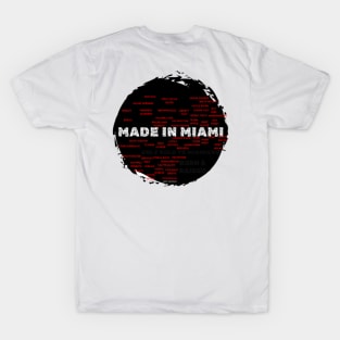 Made In Miami Hoods Born & Raised By Abby Anime (c) T-Shirt